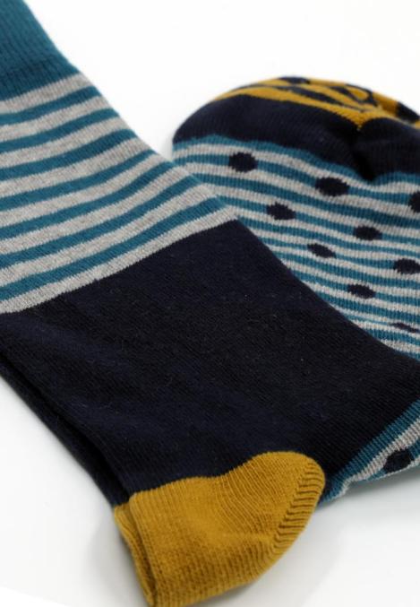 Șosete Bărbătești Organice Fără Cusătură,cu buline colorate , Engros